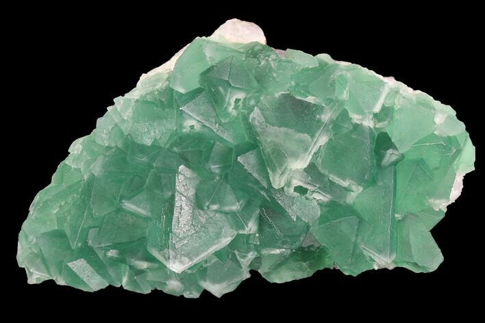 Green Fluorite Crystal Cluster - China #98075
